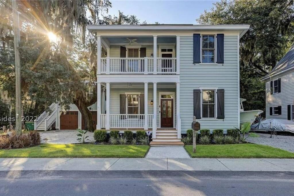 The Bluffton Village Home - 5 Bedroom In Old Town W Carriage Home Buitenkant foto